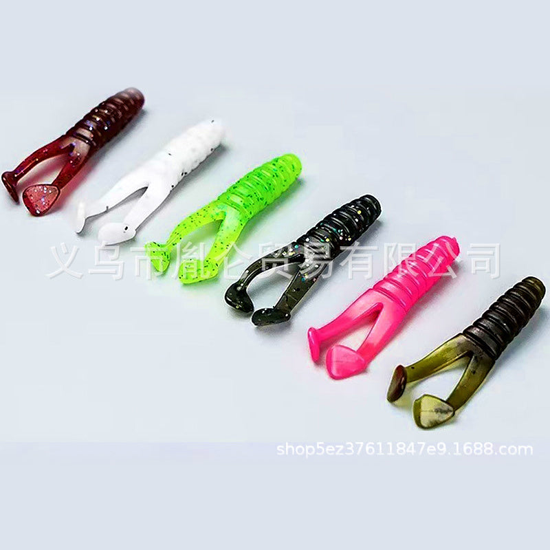 Double T-Tail Soft Swimbait Lure, 4 cm (1.6 in)