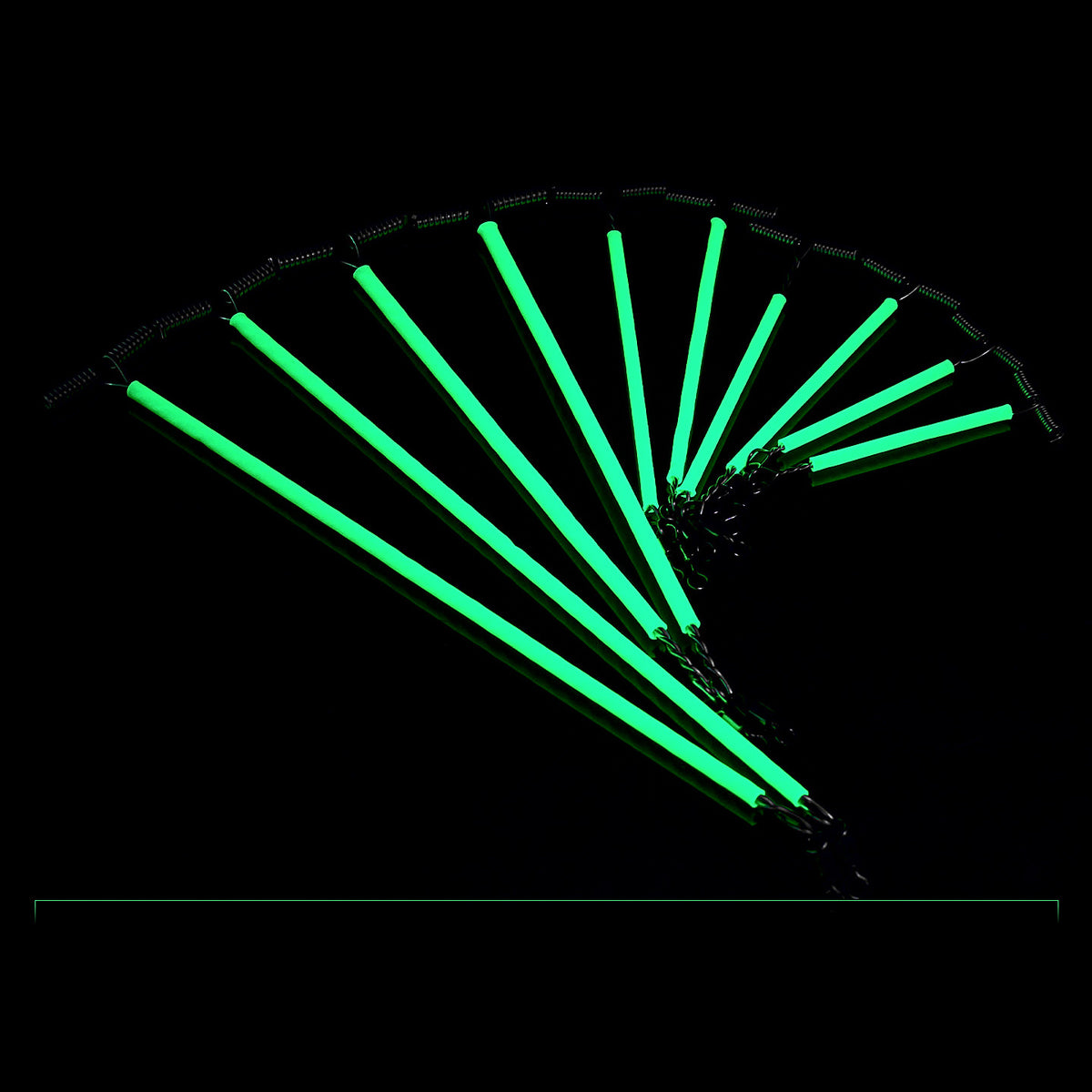 Glow Silicone T-Shaped Rig Tubes, 5–15 cm (2–6 in)