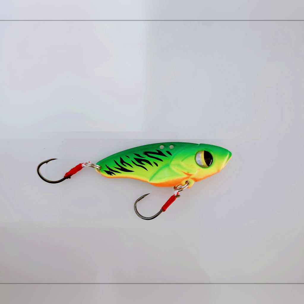 VIB Blade Bait, Reinforced Single Hook, 7–14 g (0.25–0.5 oz)