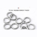 Stainless Steel Double Split Rings for Jigs & Lures, Sizes 1-10