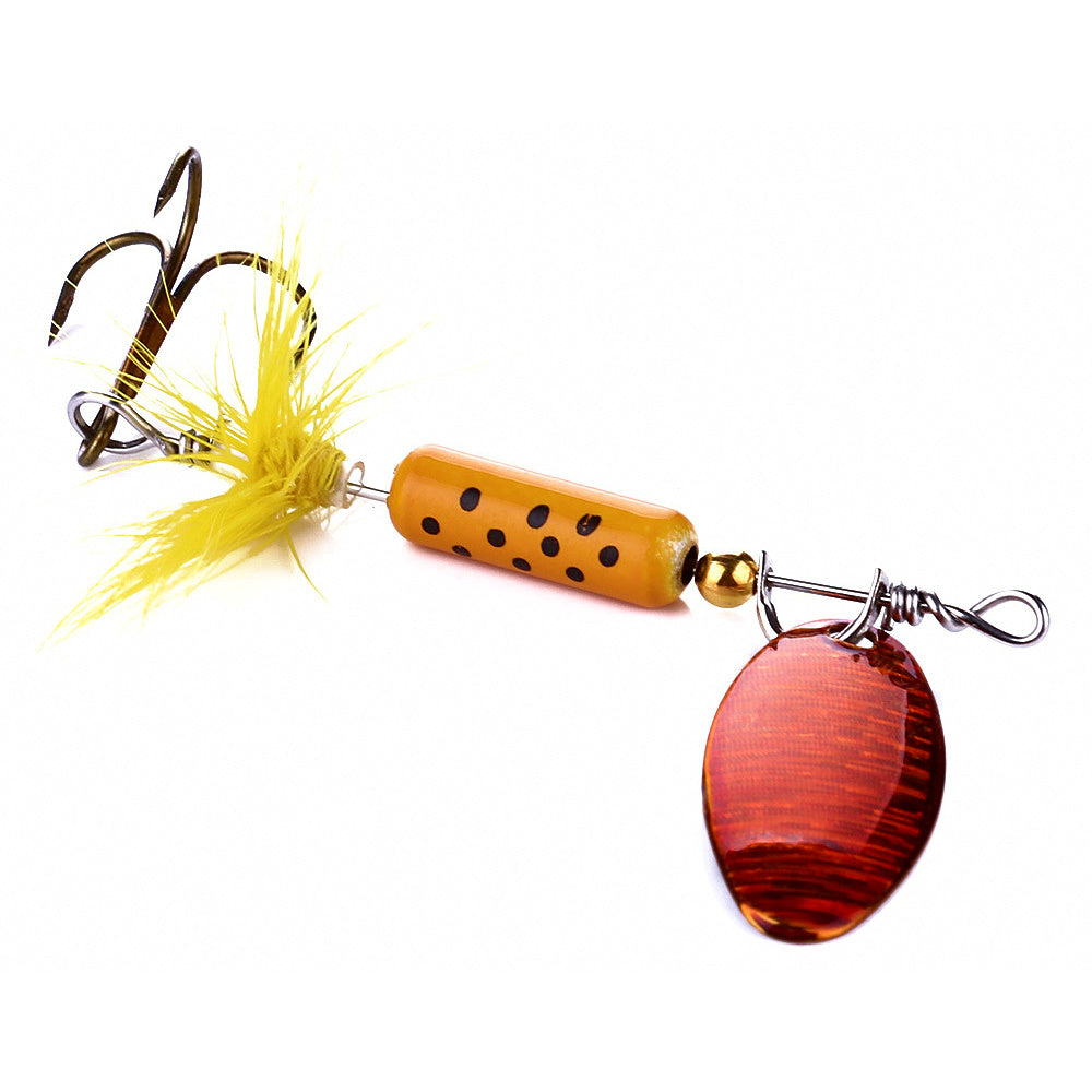 Spinner Spoon Lure with Feather Hook, 2.2–13 g (0.08–0.46 oz)