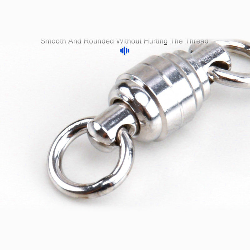 Ball Bearing Swivel, Stainless Steel, 5 Pack (Sizes #0–#7)