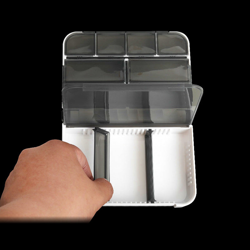 Double-Sided Two-Layer Plastic Lure & Tackle Box