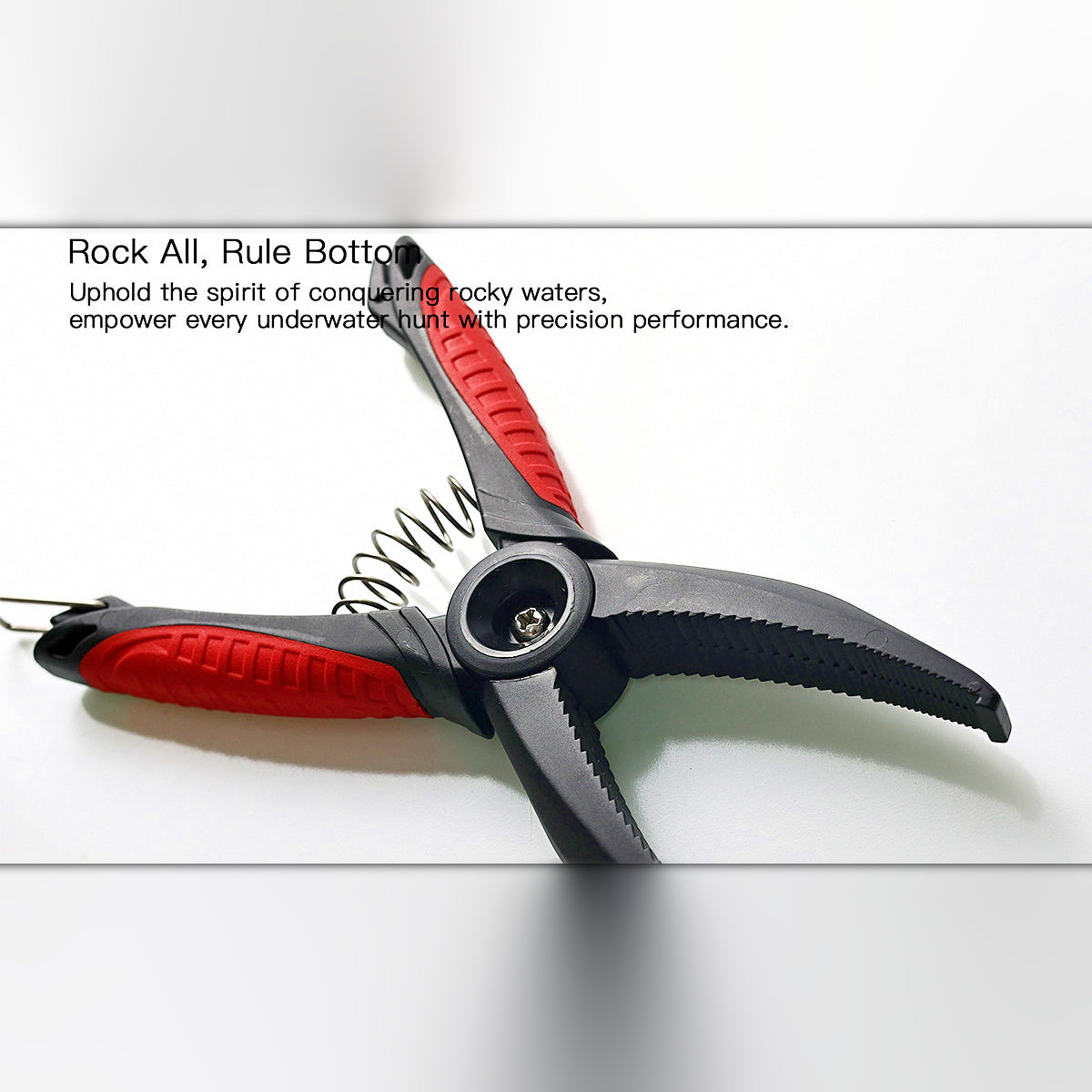ABS Fish Gripper with Lanyard, Saltwater Boat Fishing