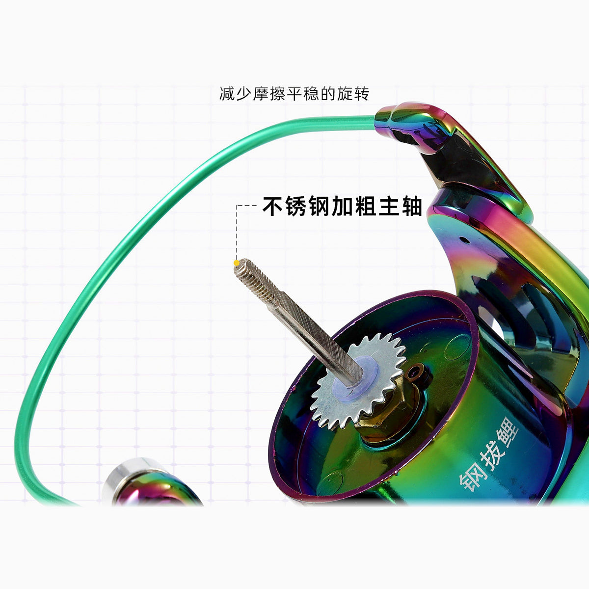All-Metal Spinning Reel for Long Casting, SK2000–SK7000