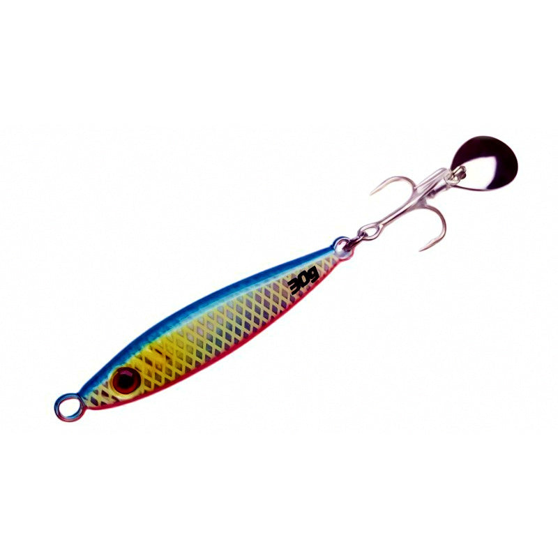 Metal Casting Jig with Spinner Blade, 20–60 g (0.7–2.1 oz)