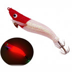 Glow Wood Shrimp Squid Jig, 9 cm / 8 g (0.28 oz)