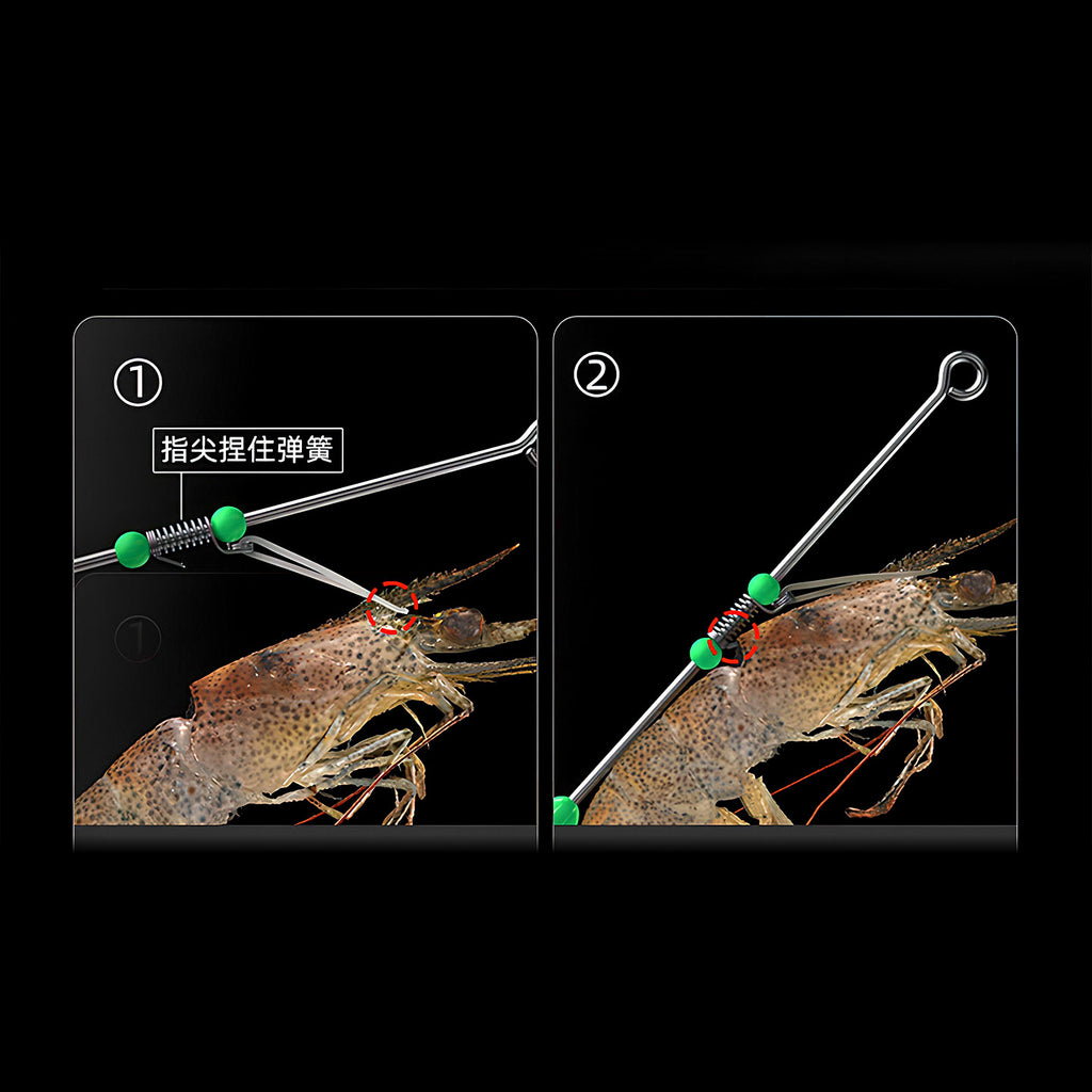 Glow Umbrella Hook Rig for Live Shrimp, Single or Double Layer