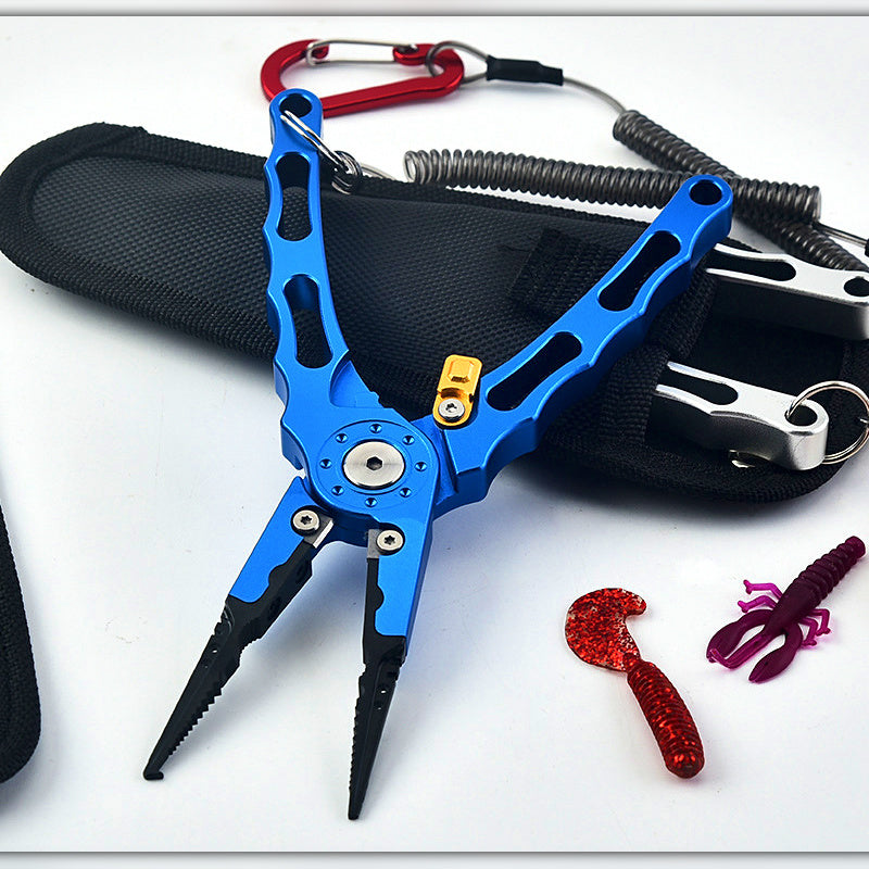 Aluminum Fish Gripper Pliers with Lock, Hook Remover