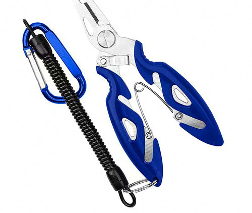 Fishing Pliers with Lanyard and Pouch, 420 Stainless Steel – product photo