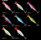 Popper Lure, 12 cm 43 g (1.5 oz), Reinforced Hooks – product photo
