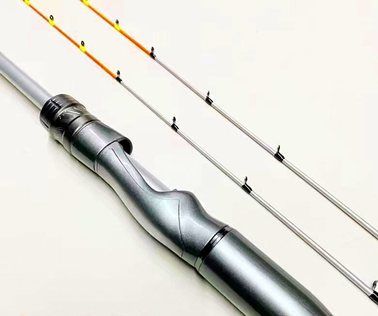 Silver 2-Piece Carbon Boat Rod, 1.6–1.7 m (5.2–5.6 ft) – product photo