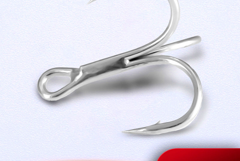 Saltwater Treble Hooks, Barbed, Sizes 10 to 3/0 – product photo