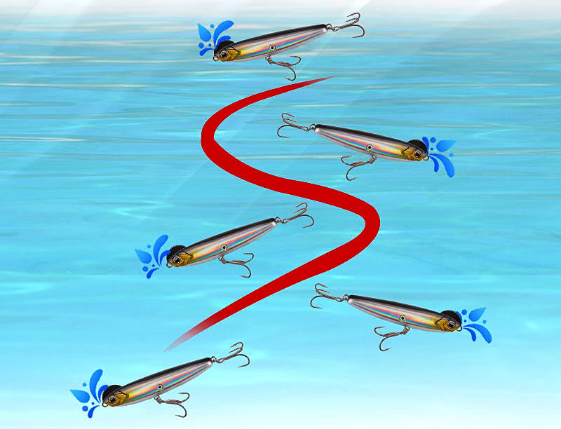 Sinking Pencil Lure, 10–24 g (0.35–0.85 oz), 3 Treble Hooks – product photo