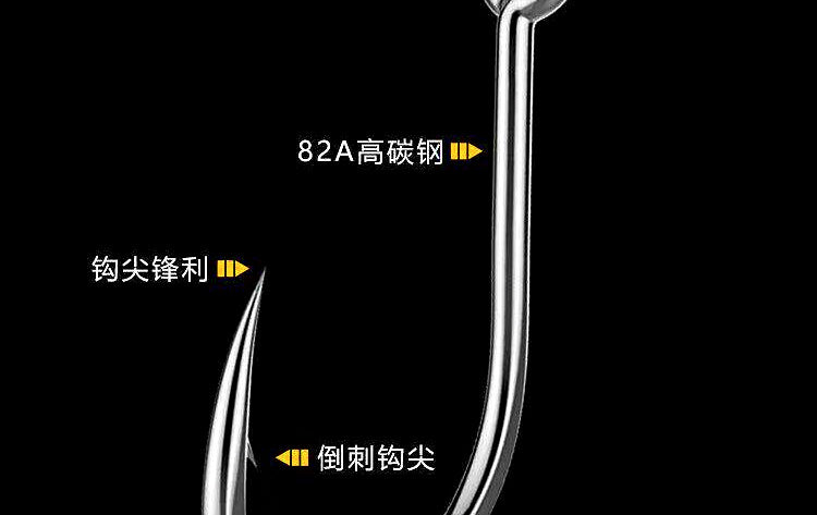 Eyed Tube Iseni Hooks, Barbed, Bulk Packs 10-500 pcs – product photo