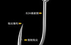 Eyed Tube Iseni Hooks, Barbed, Bulk Packs 10-500 pcs – product photo