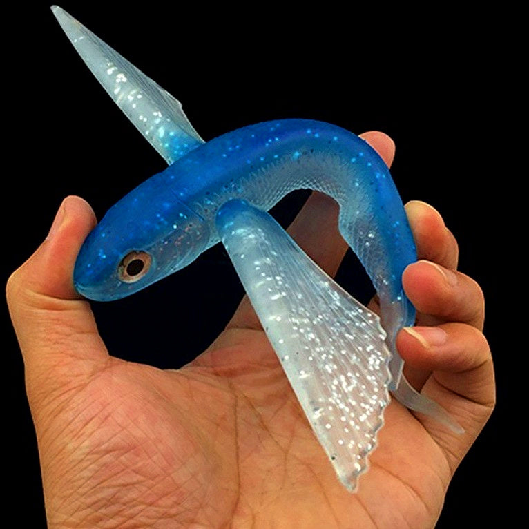 Flying Fish Soft Trolling Lure, 17 or 21 cm (6.7 or 8.3 in) – product photo