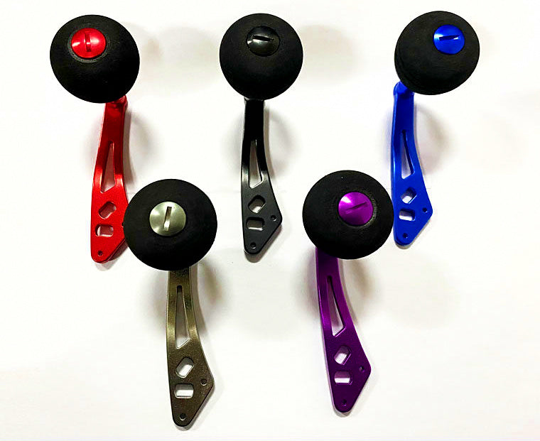 Baitcasting Reel Handle, Single Arm Metal with EVA Knob – product photo
