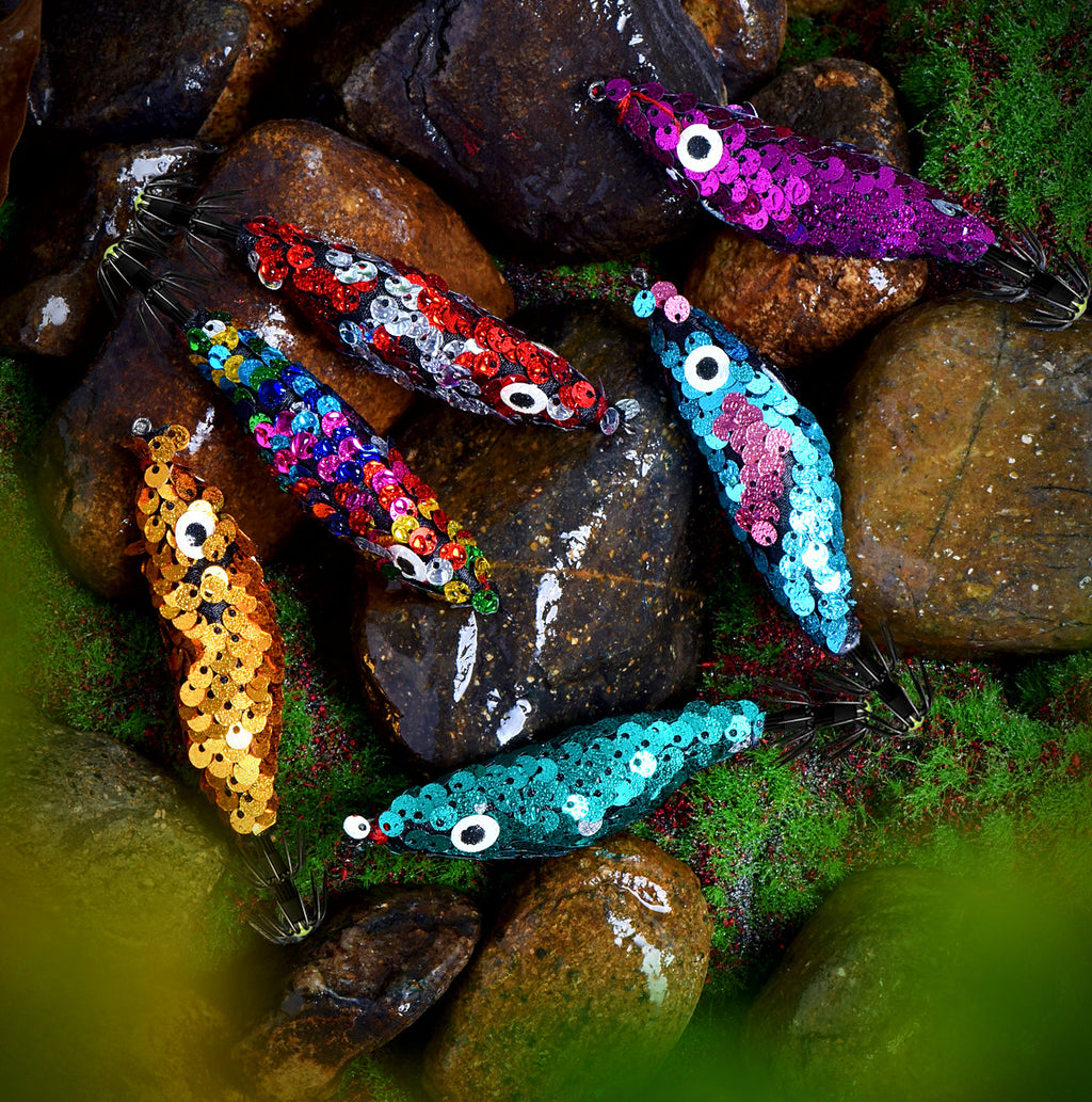 Wooden Shrimp Squid Jig, 10.2 cm (4 in), 9.5 g (0.3 oz) – product photo