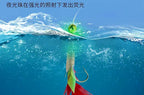 Feather Fish Head 3-Hook Rig, Barbed, Pack of 1 Rig – product photo
