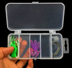 Clear Plastic Lure & Tackle Box, 13.3 x 6.2 x 2.5 cm (5.2 in) – product photo
