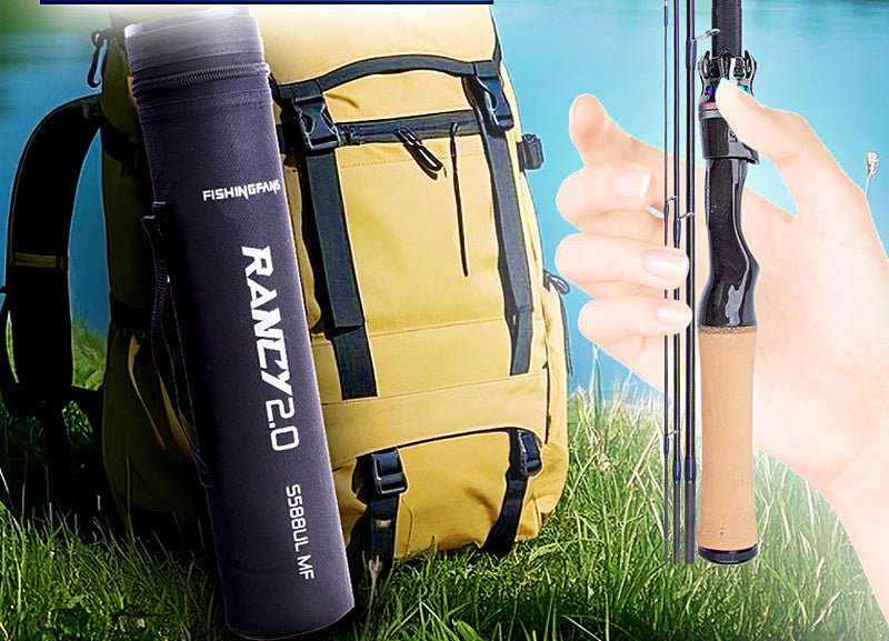 Ultralight Telescopic Travel Rod, 1.44–1.74 m (4.7–5.7 ft) – product photo