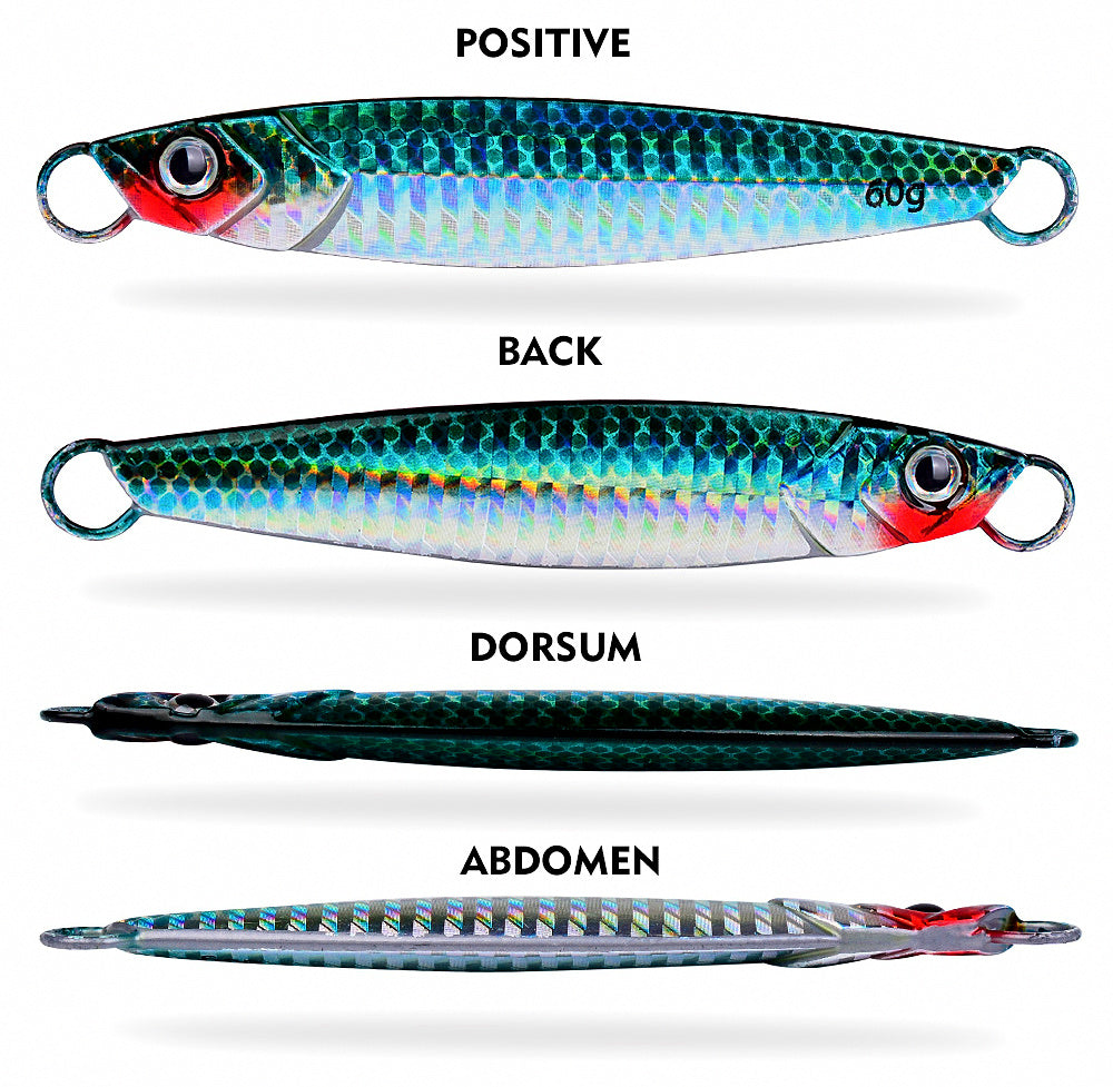 Metal Jig with Double Hooks, 17–60 g (0.6–2.1 oz) – product photo