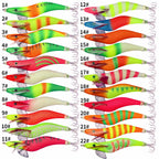 Glow Wood Shrimp Squid Jig, Six-Prong, Size 4.0 – product photo