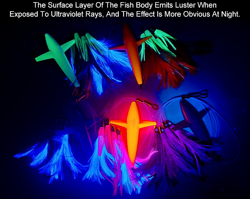 Trolling Lure, Propeller Head with Feather Hook – product photo