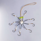 Hand-Tied 8-Hook Explosion Hook Rigs, Silver & Bighead Carp
