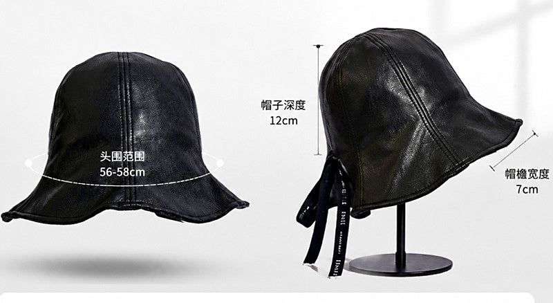 Polyester Bucket Hat, Adjustable and Foldable, Fall/Winter – product photo