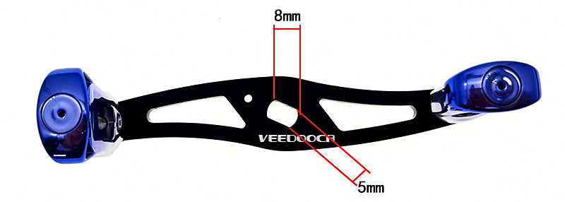 Aluminum Baitcasting Reel Handle with Knob, 4 Bearings – product photo