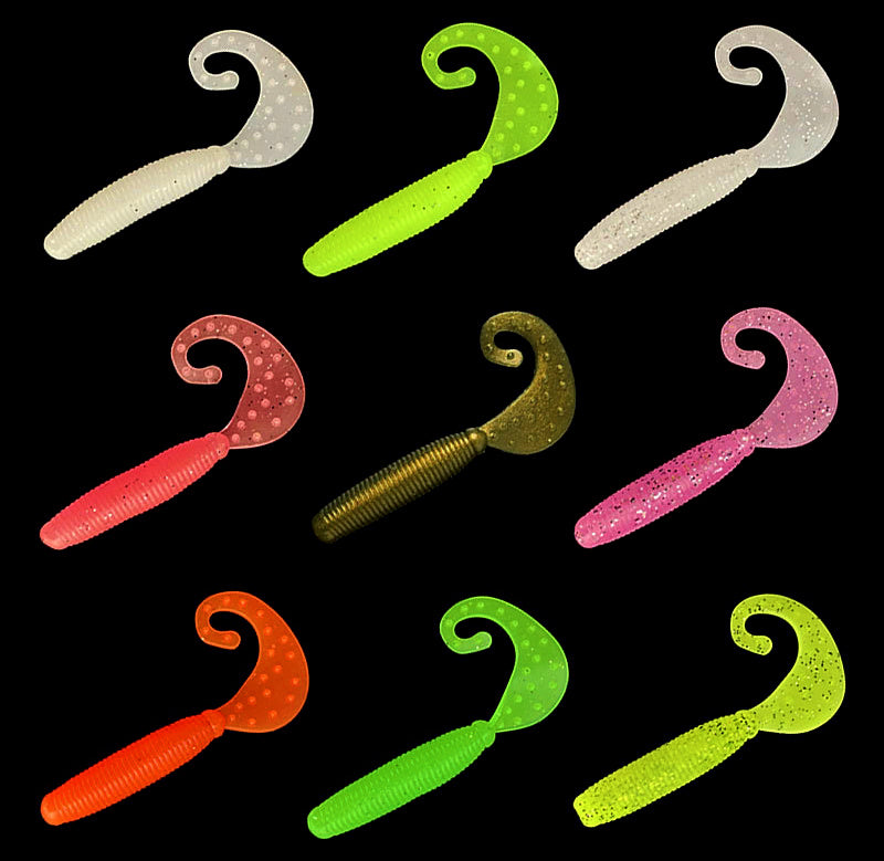 Curly Tail Grub Soft Bait, 5/6/7 cm (2–2.8 in) – product photo
