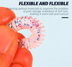 Soft Plastic Worm Lures, Threaded Body, 6.2 cm, 20-Pack – product photo