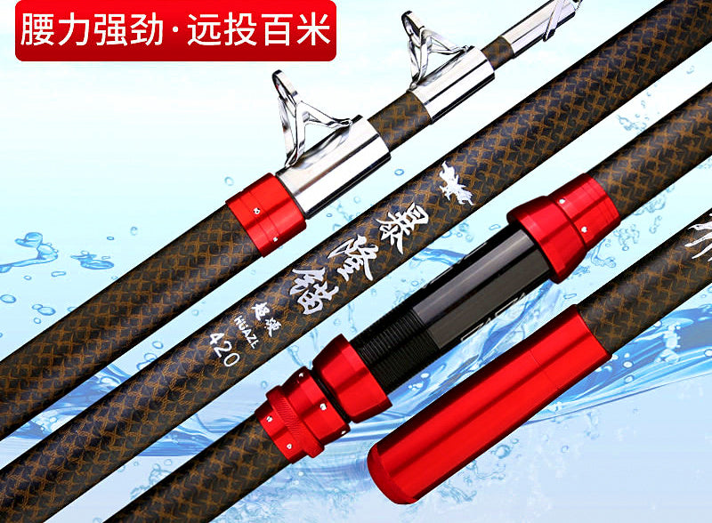 Anchor Fishing Rod, Extra-Hard Carbon, 2.4–4.5 m (7.9–14.8 ft) – product photo