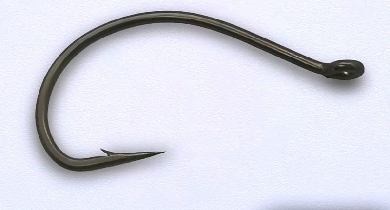 Barbed Long Shank Hooks with Eyelet, Teflon Coated, 50 Pack – product photo