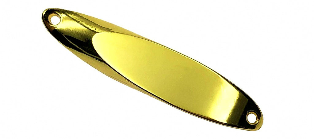 Bent Angled-Cut Spoon Lure, Unpainted, 5–25 g (0.2–0.9 oz) – product photo