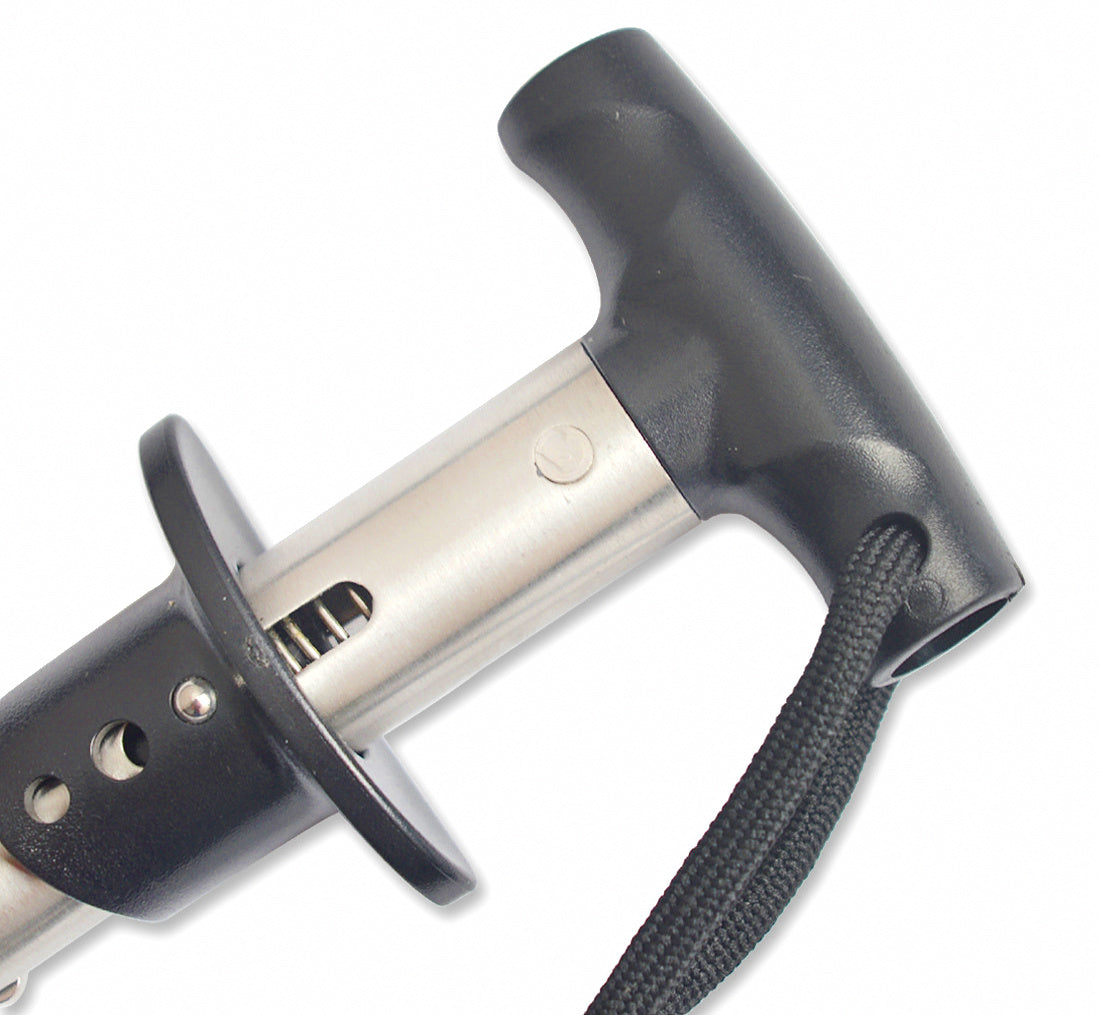 Stainless Steel Fish Gripper with Lanyard, Mini Pistol Grip – product photo