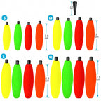 EVA Cigar Float Fishing Bobber, Oval, 4 Colors, S-XL – product photo
