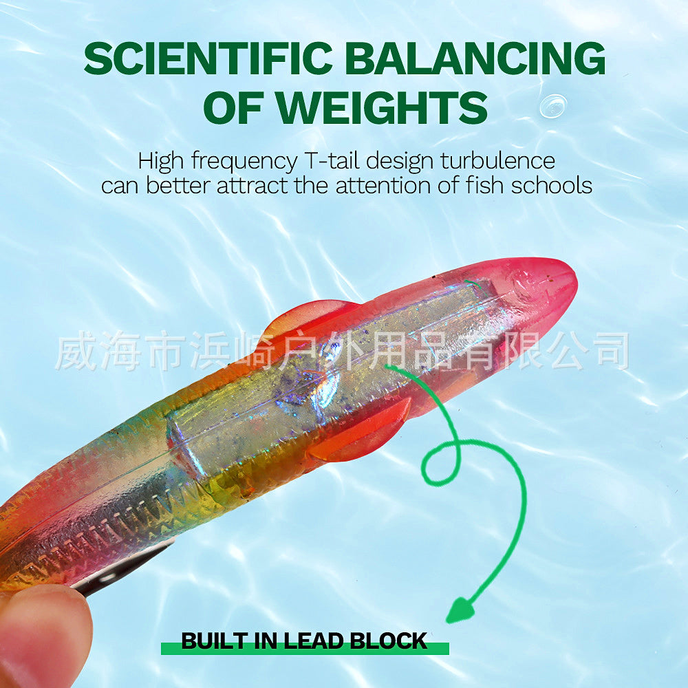 Weighted Eel Soft Bait, T-Tail, 29.5 g (1.04 oz), 13.8 cm – product photo