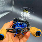 Dark Blue Baitcasting Reel Upgrade Parts, 3.5 Gen – product photo