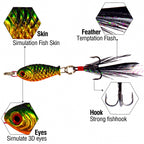 Micro Metal Jig with Feather, 3.2 cm / 5 g (1.3 in / 0.18 oz) – product photo
