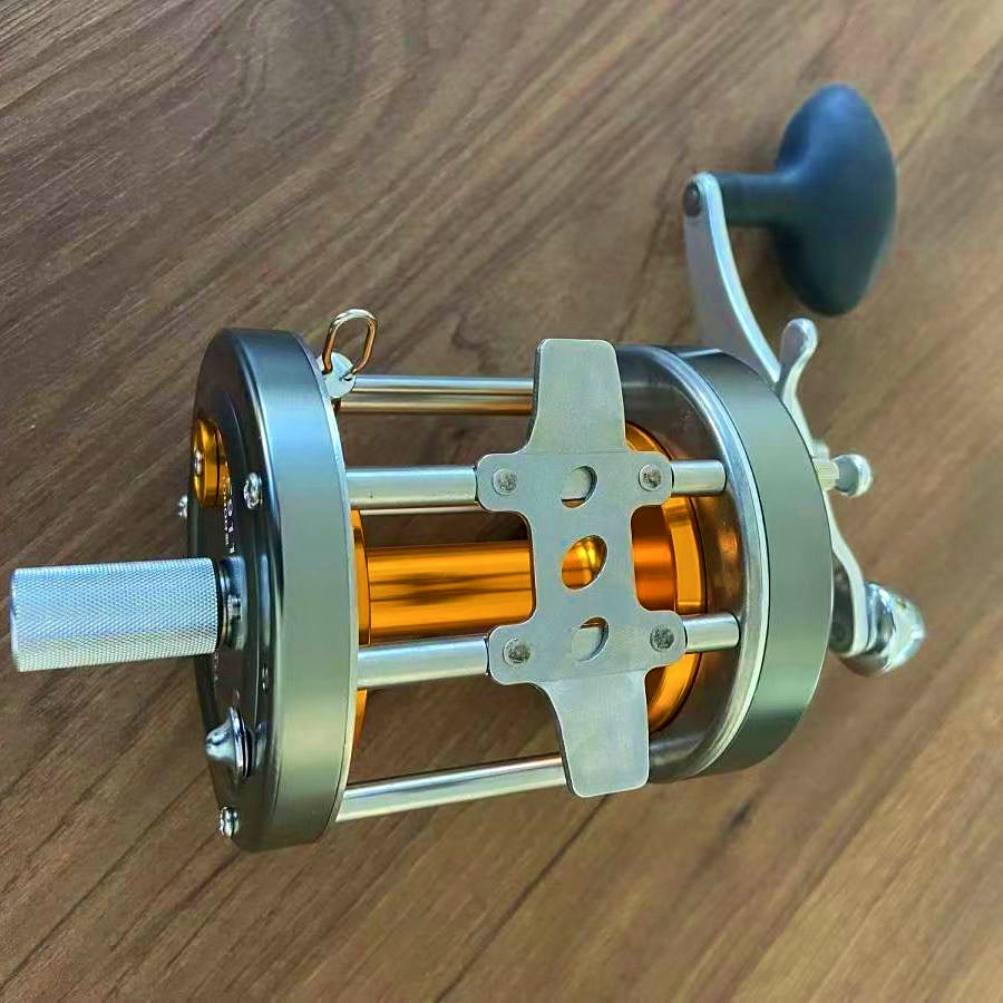 All-Metal Drum Reel, 10000 Size, Optional Slip Ring, Right Hand – product photo