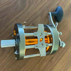 All-Metal Drum Reel, 10000 Size, Optional Slip Ring, Right Hand – product photo