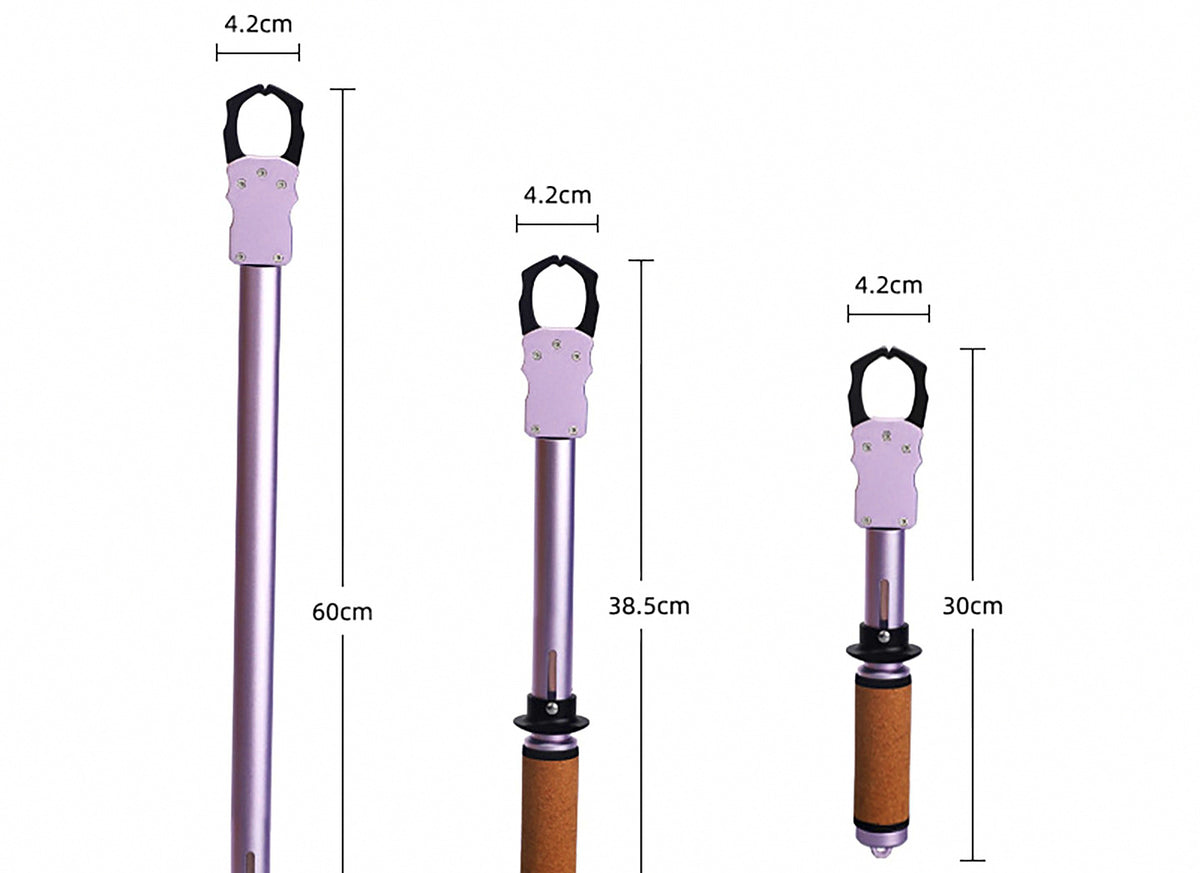 Long Handle Fish Gripper, Optional Scale, 28–61 cm (11–24 in) – product photo