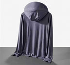 Men's Hooded Sun Protection Fishing Jacket, Lightweight – product photo