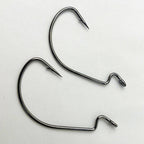 Wide-Belly Crank Single Hook, High-Carbon Steel, Barbed, 8–5/0 – product photo
