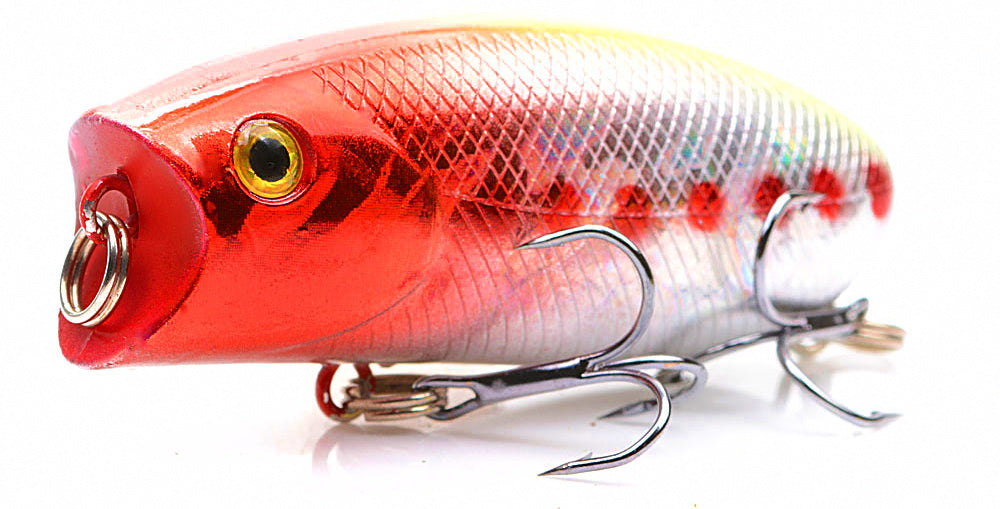 Topwater Popper Pencil Lure, 6 cm, 10.4 g (0.37 oz) – product photo