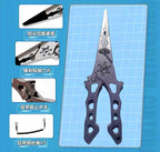 Aluminum Fishing Pliers, Split Ring Opener & Hook Remover – product photo