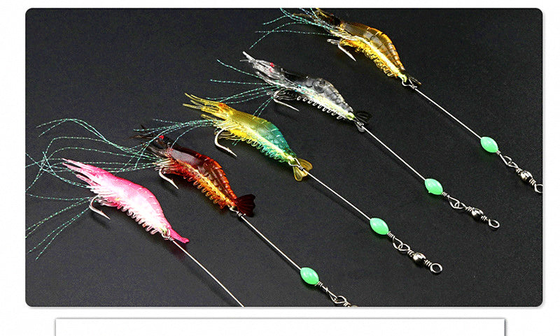 Soft Shrimp Lure with Hook, 9 cm (3.5 in), 6 g (0.2 oz) – product photo